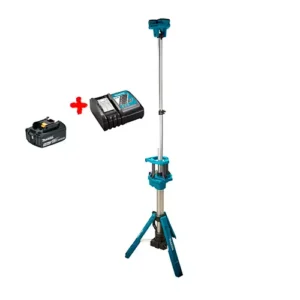 FOCO TRIPODE INAL. 18 V BAT 3 AH. + CAR DML814-3 MAKITA
